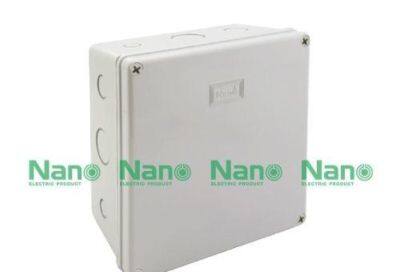 NANO กล่องกันน้ำพลาสติก สีขาว รุ่น NANO-206W