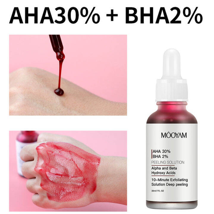 Face Peeling Solution AHA 30 + BHA 2 Fruit Acid Salicylic Acid Facial