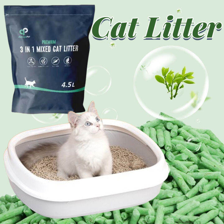 4.5L/8L Cat Litter Sand Food Grade Plant Tofu Residue Made Deodorant