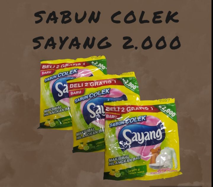 ( 3 Pcs ) SABUN COLEK SAYANG 3 PCS | Lazada Indonesia