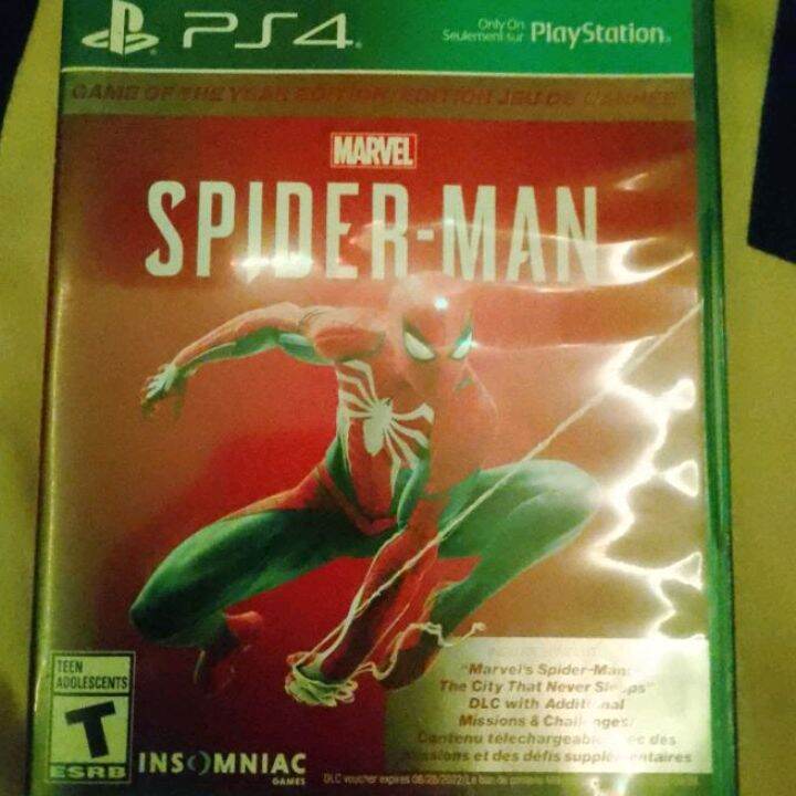 Playstation 4 (PS4) SpiderMan game console gaming disk Lazada PH