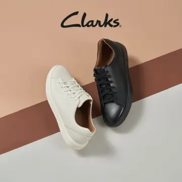 White clarks hot sale for men