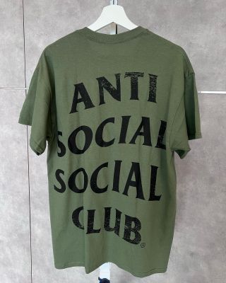 ANTI SOCIAL SOCIAL CLUB x UNDEFEATED EXCESSIVE ARMY GREEN TEE
