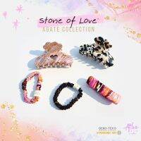 ยางรัดผมผ้าไหมมัลเบอร์รี่ และ คลิปหนีบผม แอทลิซ Atlizsilk Stone of Love Chapter 1 collection