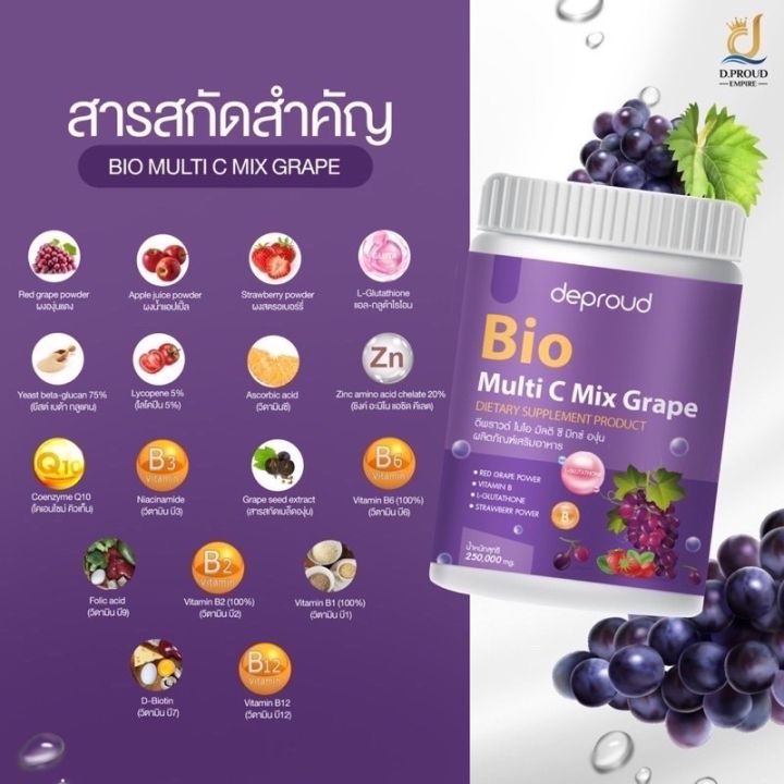 วิตามินซี-โซพราว-3-รส-วิตามินซีสด-deproud-bio-multi-c-mix