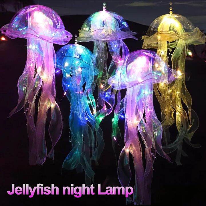 Ready Stock Ins Jellyfish Lanterns Creative Sea Jellyfish Lamp