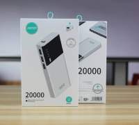 PowerBank แบตสำรอง (รุ่นX9) ความจุ 20000 mAh (สีขาว) มีจอLEDบอกสถานะแบต เพาเวอร์แบงค์พร้อมไฟฉายในตัว