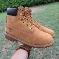 ส่งฟรี 7US 25CM 40eu Unisex Timberland Mens 6 Inch Premium Boot Boots Pre-owned Authentic