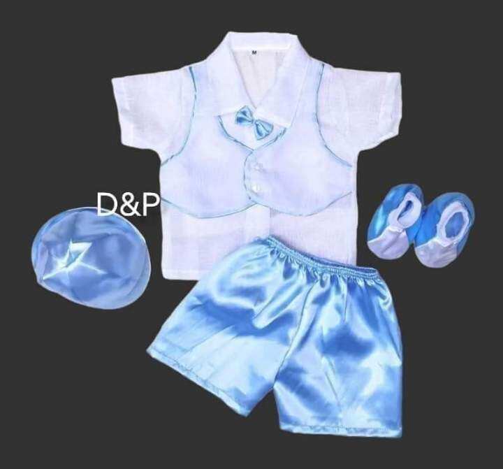 BAPTISMAL DRESS FOR BABY BOY Lazada PH