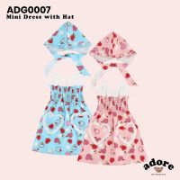 FLAT2112 ADG0007 : MINI DRESS WITH HAT