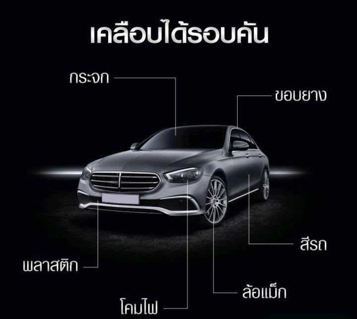 น้ำยา-สเปร์ยแว๊กเคลือบสีรถยนต์-และรถทุกชนิด