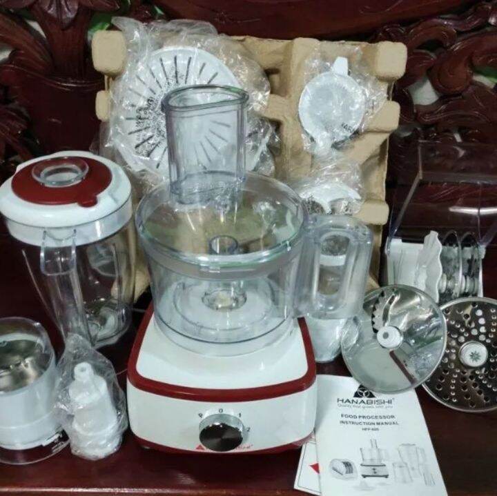 Food Processor 7in1 Hanabishi Food Processor HFP600 Lazada PH
