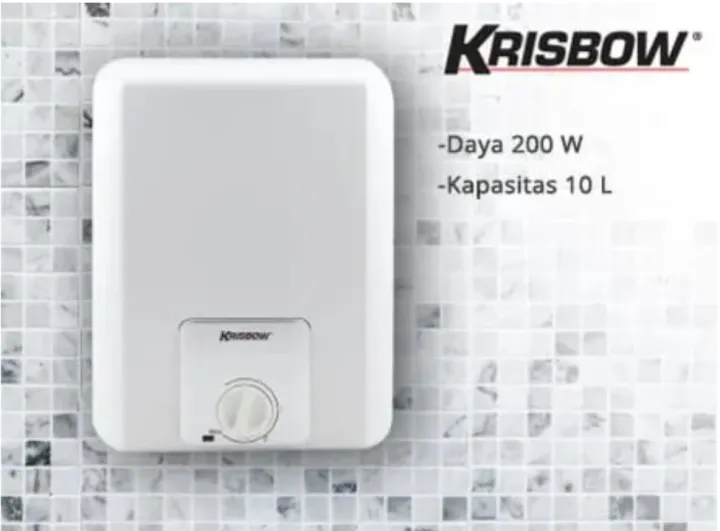 KRISBOW Pemanas Air Listrik/Water Heater 200W Praktis Lazada Indonesia