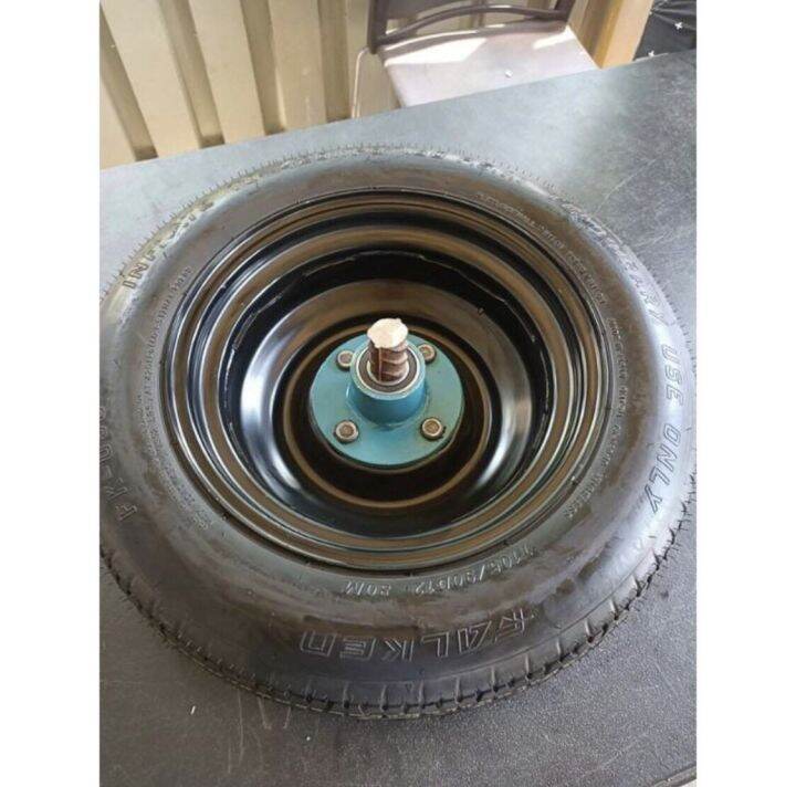 Donut Tire with Spindle Hub Complete Set PCD 100 Rim12 / Rim13 / Rim 14