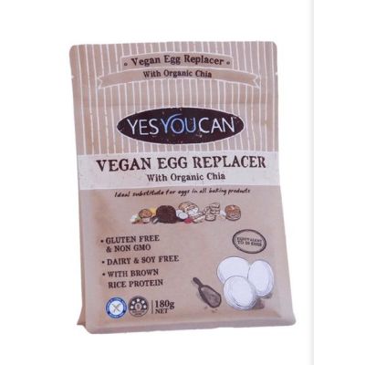 Vegan Egg Replacer Gluten Free 180g. YesYouCan ธัญพืชทดแทนไข่ ปราศจากกลูเต็น