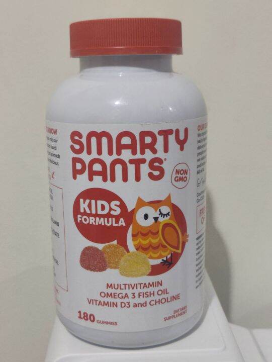 Smarty Pants Kids Formula Multivitamin 180 gummies children with omega