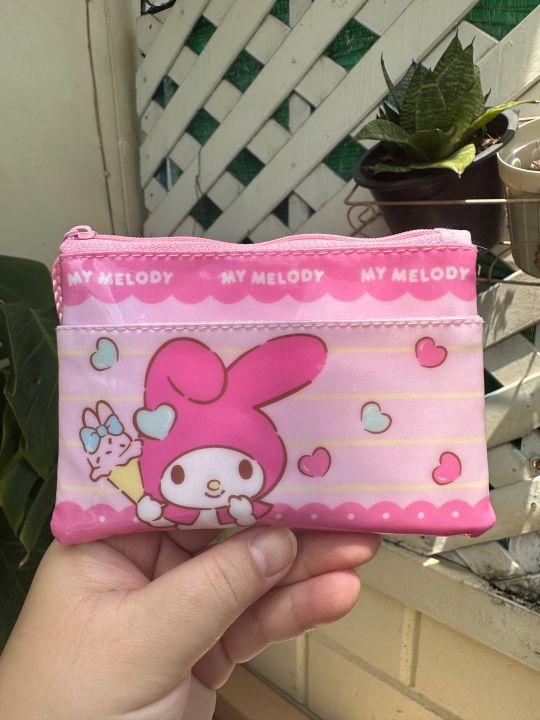 กระเป๋าสตางค์-sanrio-แท้-กระเป๋าใส่บัตร-melody