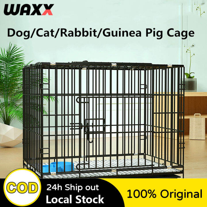 【Thickframe】Dog Cage Pet Cage with Poop Heavy Duty Pet Cages Dog Cat