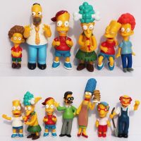 Super_toys โมเดล Simpsons ซิมซัน ชุด 14 ตัว ความสูง 7-10 cm (kyjj)