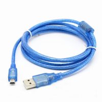 USB 2.0 A Male to Mini USB B 5pin Male Cord Adapter Converter Power Cable Charger For Arduino Camera Wholesale 1.5m