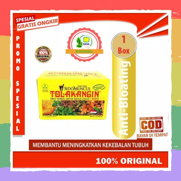 Tolak angin cair Jamu SidoMuncul Obat Masuk angin dan mual Lazada Indonesia