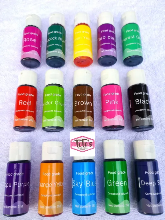Gel Food color Liquid Food color Gel edible 28g. Big!!! Lazada PH