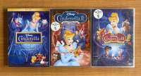 (ขายรวม) DVD : Cinderella ภาค 1 + 2 + 3 ซินเดอเรลล่า [มือ 1] Disney / Cartoon ดีวีดี หนัง แผ่นแท้ ตรงปก