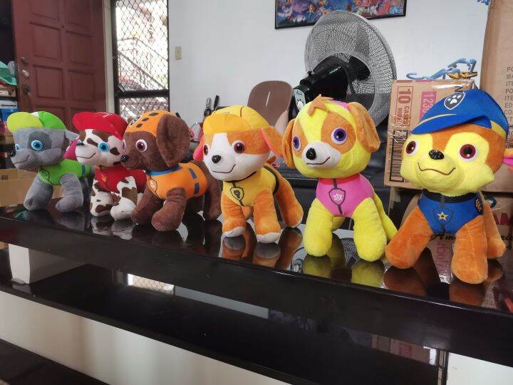 Paw Patrol stuff toys 6 pcs set Lazada PH