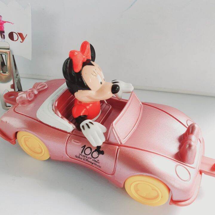 ของแท้ญี่ปุ่น-มินนี่เม้าส์ขับรถ-minnie-mouse-ของที่ระลึก-แมคโดนัล-mcdonald-ฉลอง-ครบรอบ-100-years-of-msgic-walt-disney-world