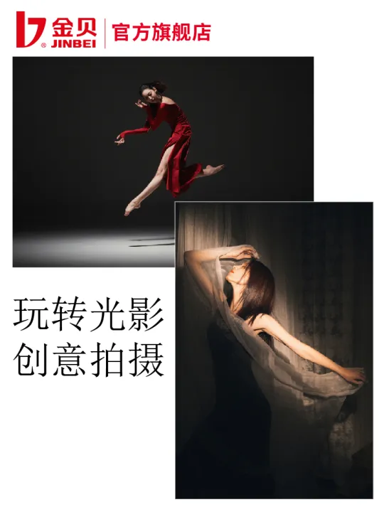 Jinbei ZF6 Fresnel Lens Zoom Condenser Led Photography Lamp Light and