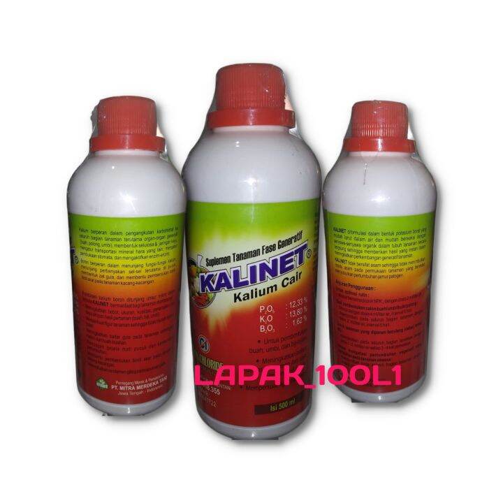 Kalinet 500 Ml ~ Pupuk Kalium Cair Pembuahan Generatif Tanaman Pemanis