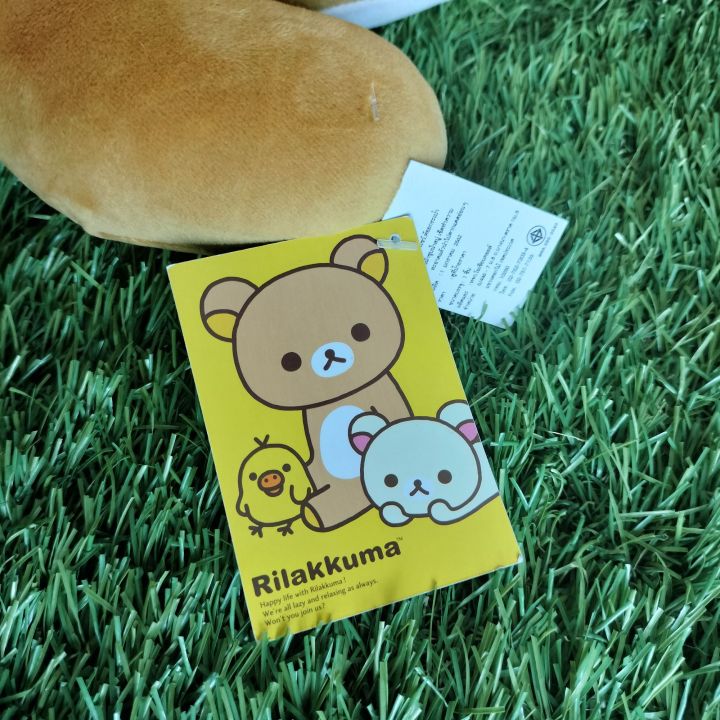 ตุ๊กตา-rilakkuma-หมอบนุ่มนิ่ม-กอด-หนุน-สินค้าใหม่มือ1ป้ายห้อยลิขสิทธิ์แท้-20-นิ้ว