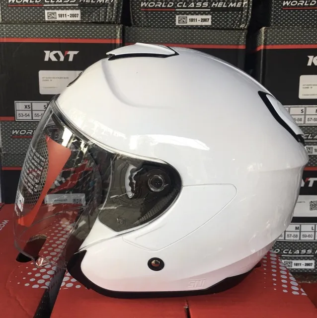 HELM KYT KYOTO PUTIH ORIGINAL 100 Lazada Indonesia