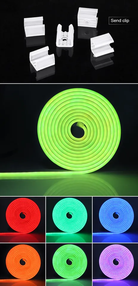 12V LED Strip Neon Lights Tuya Smart Life WiFi Bluetooth RGB Neon Sign Tape  Room Decor Alexa Google Home fita de led inteligente