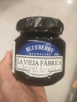 La Vieja Fabrica Blueberry Mermelada แยม รสบลูเบอร์รี่ ลา เวียฮา ฟาบริกา 280กรัม