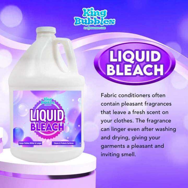 King Bubbles Premium Liquid Bleach 1 Gallon | Lazada PH