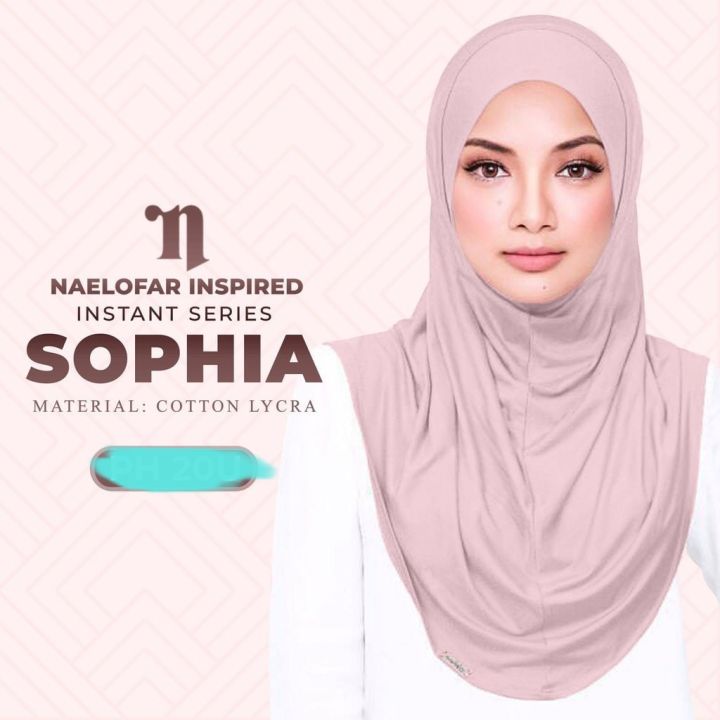 [pre Order] 7 Hari ‼️promotion‼️ Naelofar Sophia Instant Collection