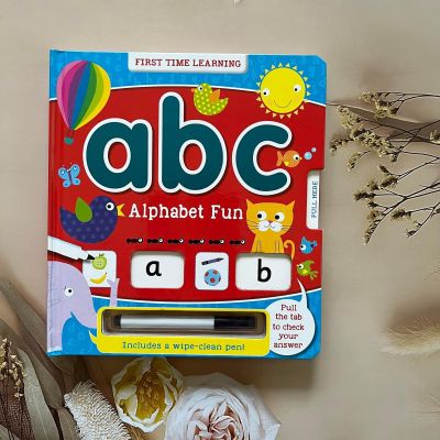 หนังสือกิจกรรม เสริมทักษะ FIRST TIME LEARNING 💮 abc Alphabet Fun 💮
