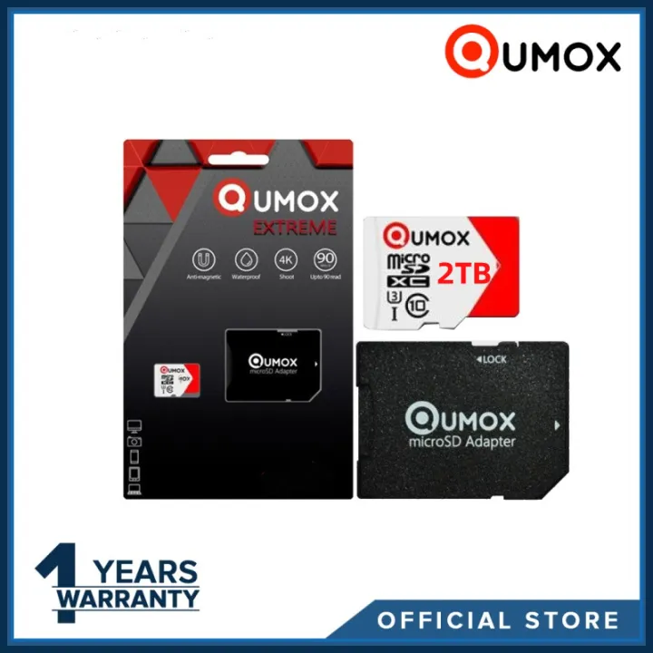QUMOX Extreme 128GB 256GB 512GB 1024GB 2000GB 1TB Micro SD Class 10 U3 ...