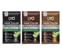 LYO แชมพูปิดผมขาว Hair Color Shampoo ช่วยให้เส้นผมไม่แห้งเสีย นุ่มสลวย เงางาม Lyo Hair Color แฮร์คัลเลอร์ แชมพูปิดผมขาว