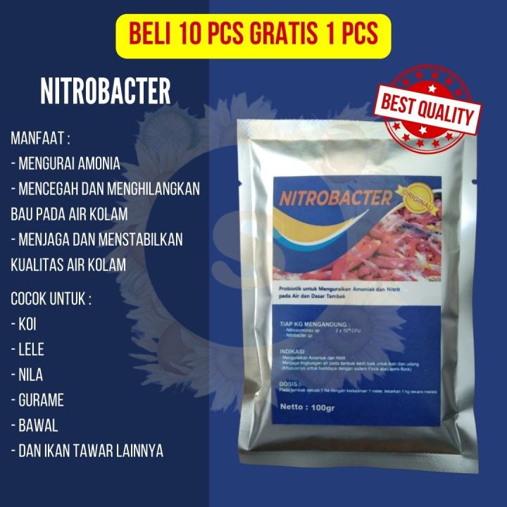 Probiotik Nitrobacter Nitro-Bac Nitrobac Pengurai Amonia | Lazada Indonesia