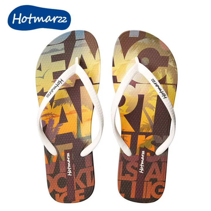 Hotmarzz - รองเท้าแตะส้นแบนสตรีหลากสี HM7002 | Lazada.co.th
