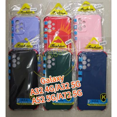 ✨พร้​อมส่งในไทย✨เคสTPU​นิ่ม​สี​พื้น​ปุ่ม​สี For Galaxy A32 5G  Galaxy A32 4G  Galaxy A52 5G  Galaxy A72 5G / A32 / A52 / A72 / A52S