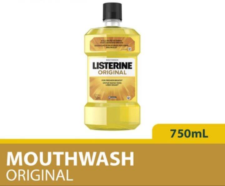 Listerine Original (750ml) [EXP 05/2024] Lazada