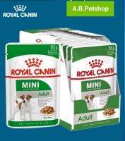 [Pouch]-อาหารสุนัขซอง Royal Canin-สุนัขซอง Mini Adult (85gx12 ยกกล่อง)