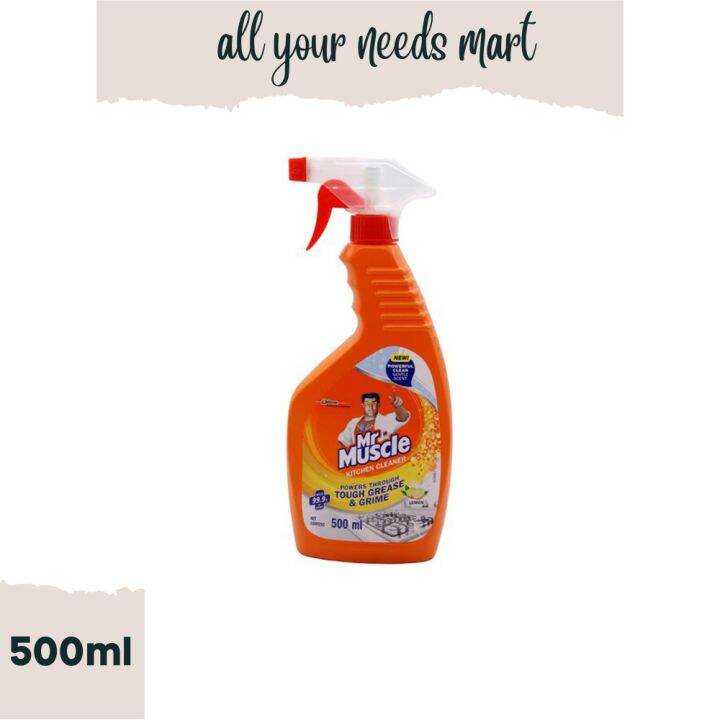 Mr.MUSCLE Kitchen Cleaner Lemon Scent Kill Germs and Bacteria 500ml