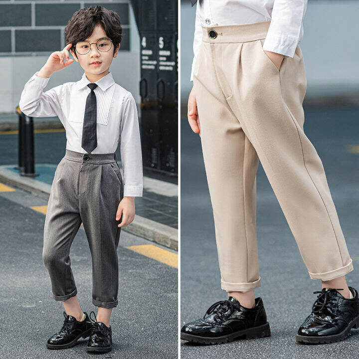 Boys Formal Trousers Kids Birthday Wedding Pants Big Boys Formal Classic  Fashion Pants Costume 212t  Kids Pants  Capris  AliExpress