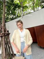 CHANEE - CN1020 Myra cardigan คาดิแกนไหมพรม