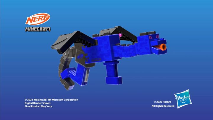 Nerf MicroShots Minecraft Ender Dragon Mini Blaster, Minecraft Dragon Mob  Design, Includes 2 Official Nerf Elite Darts - Nerf