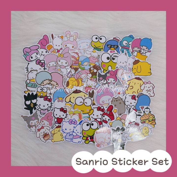 [Ready Stock] 40 Cartoon Stickers ️ Sanrio Sticker Set/Sanrio贴纸 | Lazada